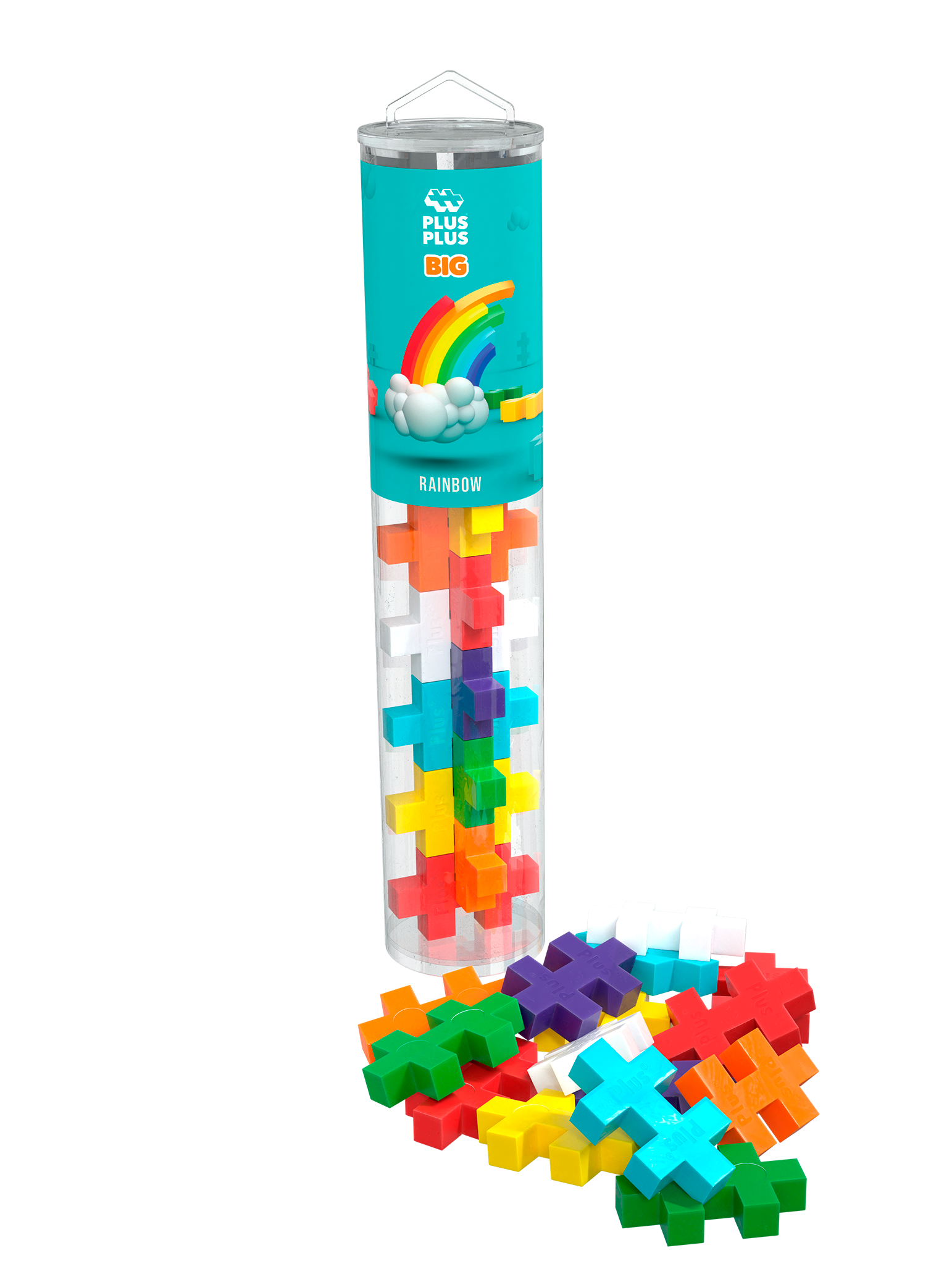 BIG Regnbue Farvemix - 15 stk